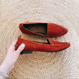 Cynthia Rowley Paprika Suede Loafers - New